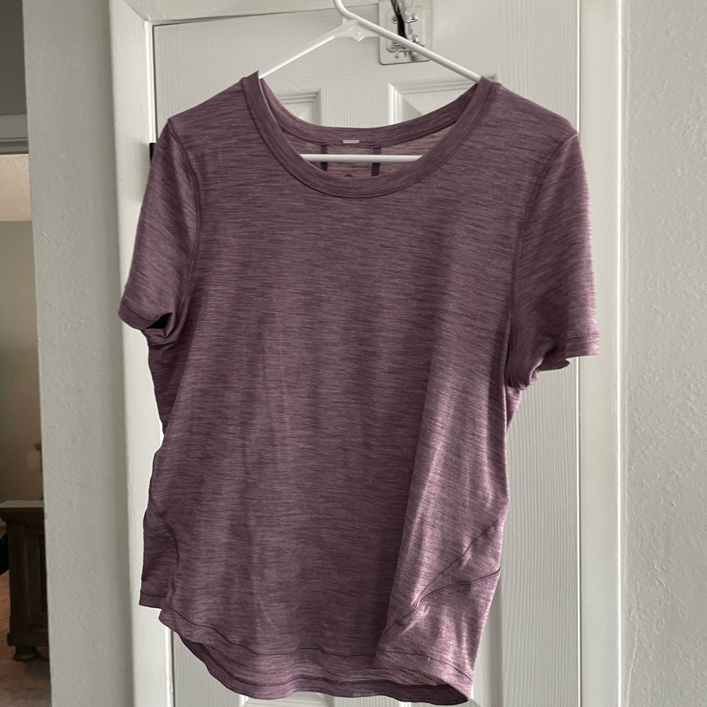 Lululemon Purple Short Sleeve Tee